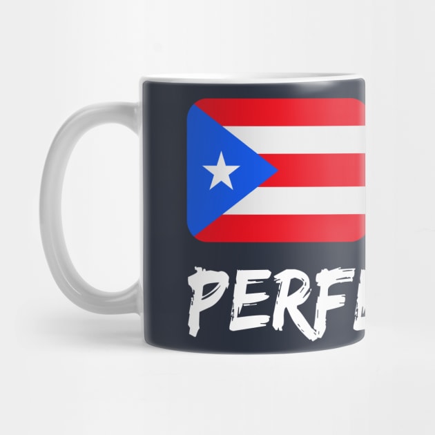 Puerto Rican Plus Nigerian Perfection Mix Heritage Flag Gift by Just Rep It!!